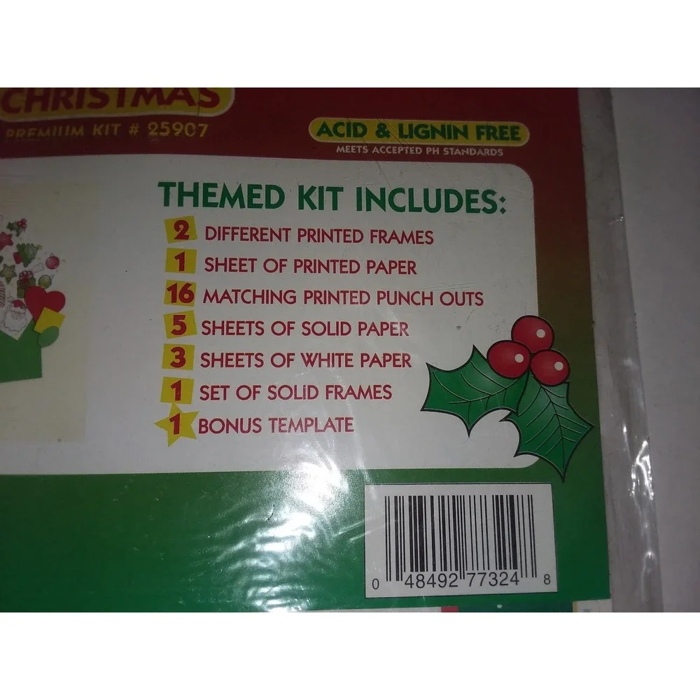 Christmas Memories Forever Scrapbooking Kit 25907 Frames Paper Template
